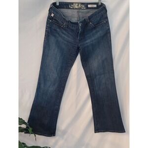 !iT Jeans Los Angeles Diva Bootcut Dark Wash Denim Jeans Size 29 Regular